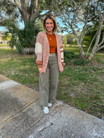 Striped cardigan