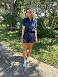 Cammie Shorts- Navy blue