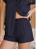 Cammie Shorts- Navy blue