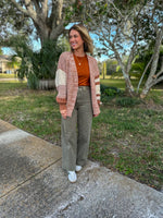 Striped cardigan