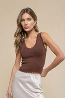 Shiloh top- brown